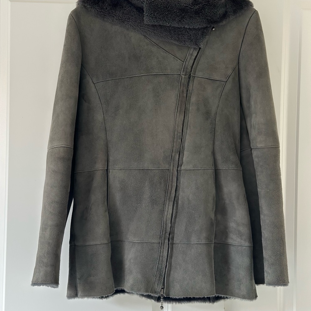 Emu Charcoal Teddy Jacket
